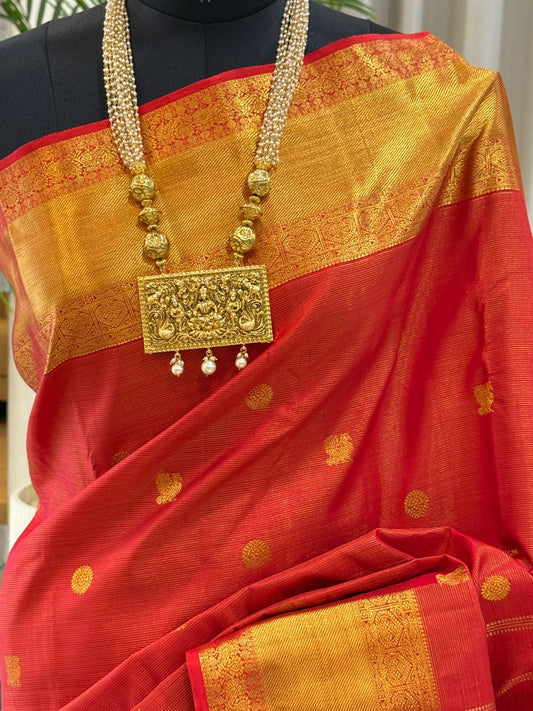 Regal Brick Red Kanjivaram