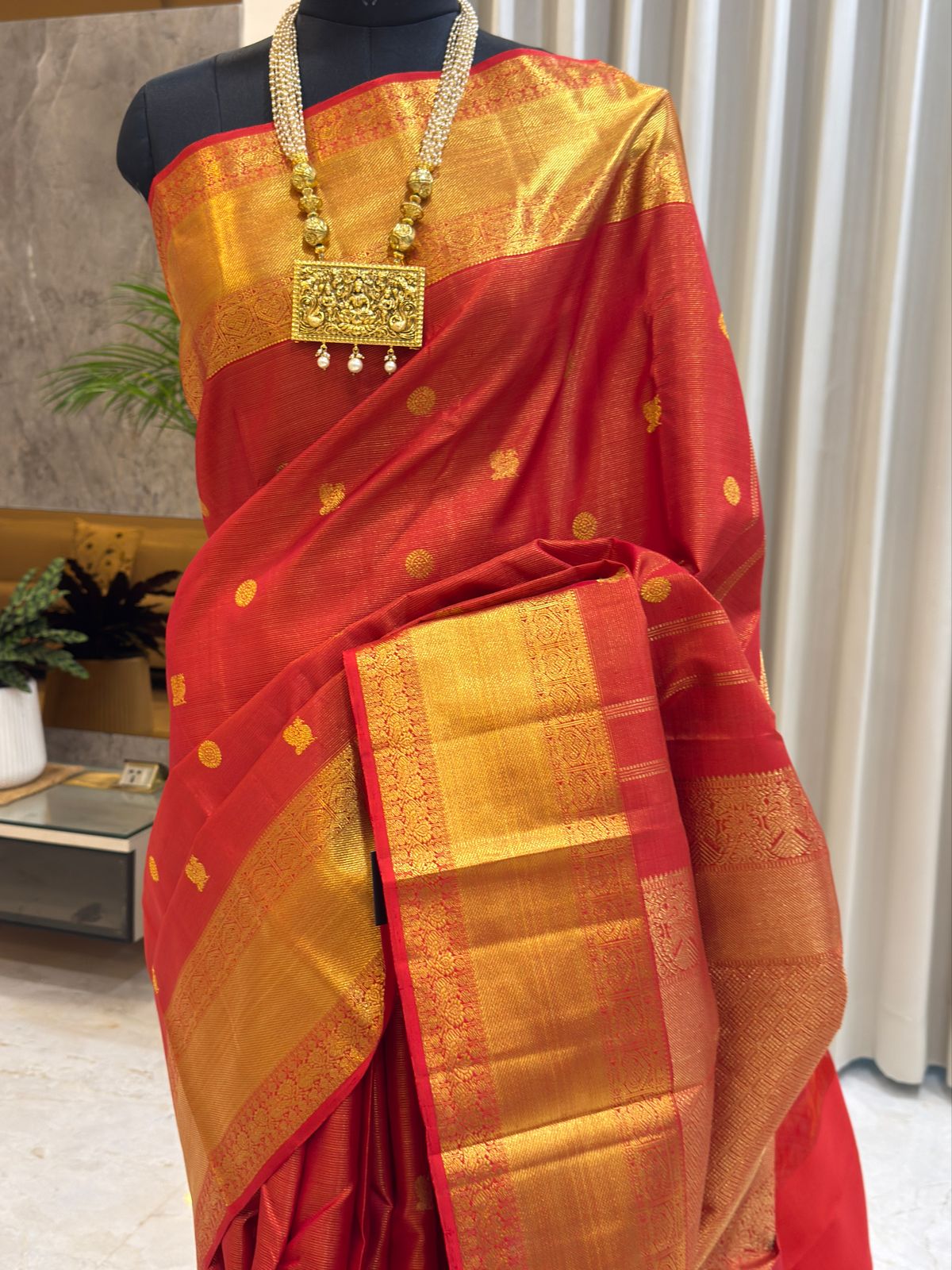 Regal Brick Red Kanjivaram