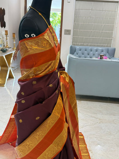 Classic Brown Kanjivaram