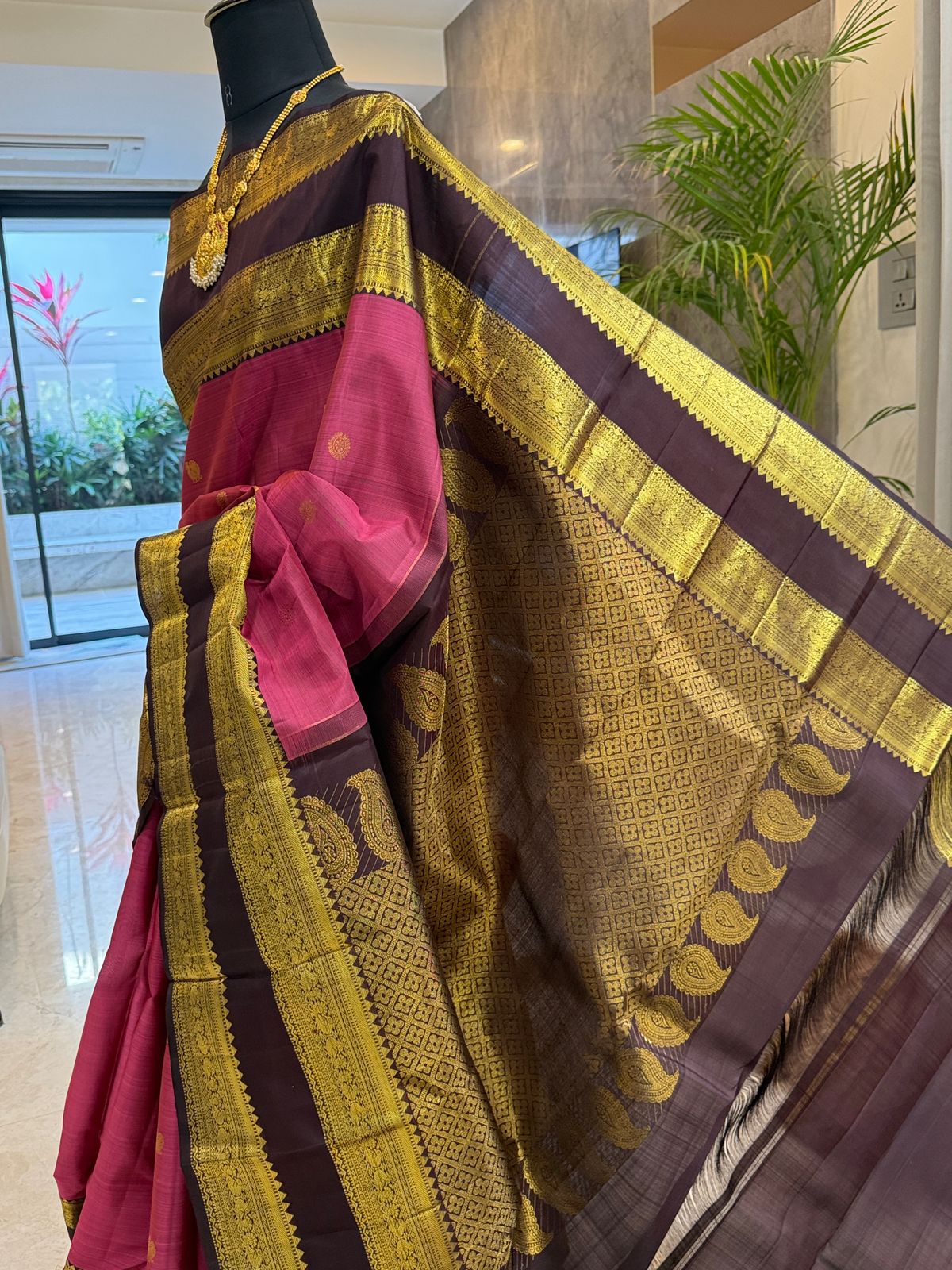 Rose Pink Kanjivaram