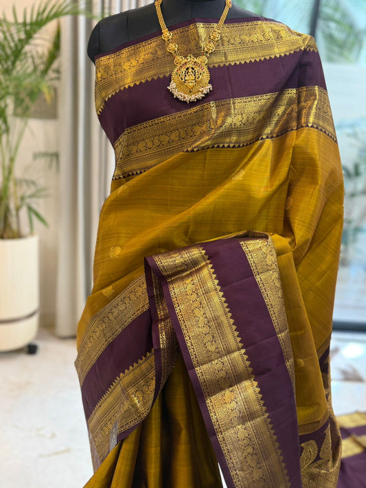 Mustard Gold Bridal Kanjivaram