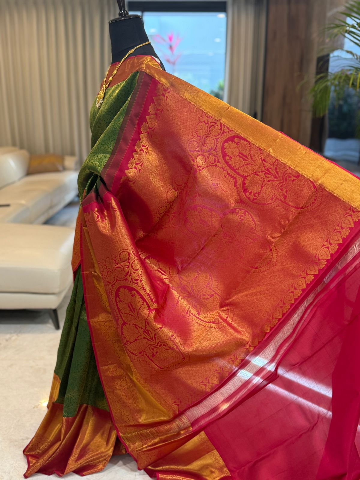 Emerald Green Bridal Kanjivaram