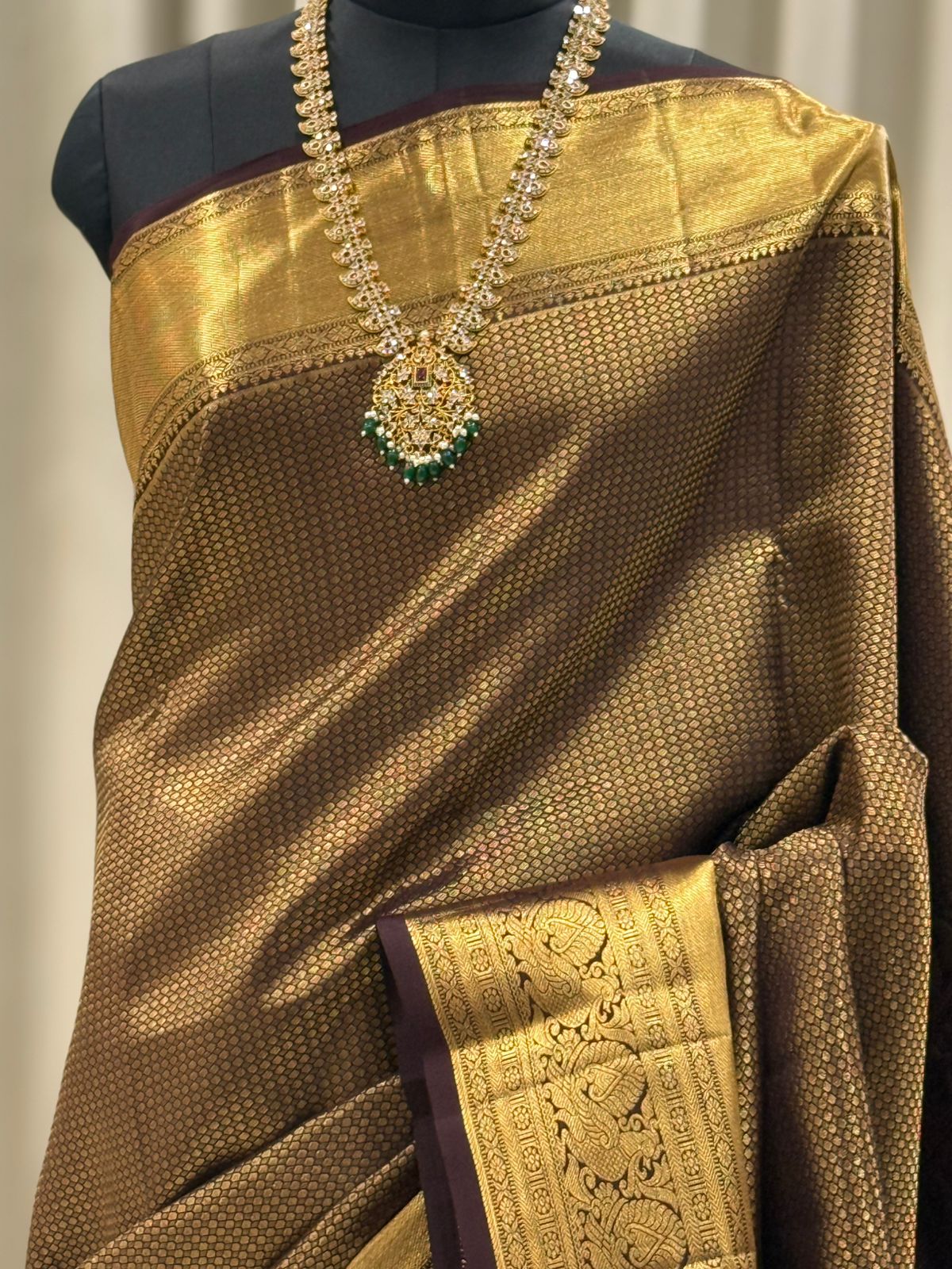 Regal Brown Kanjivaram