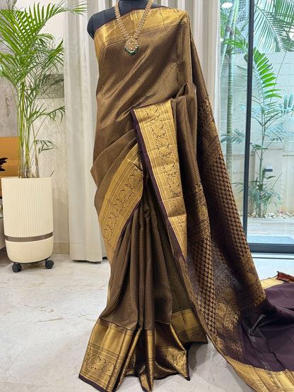 Regal Brown Kanjivaram