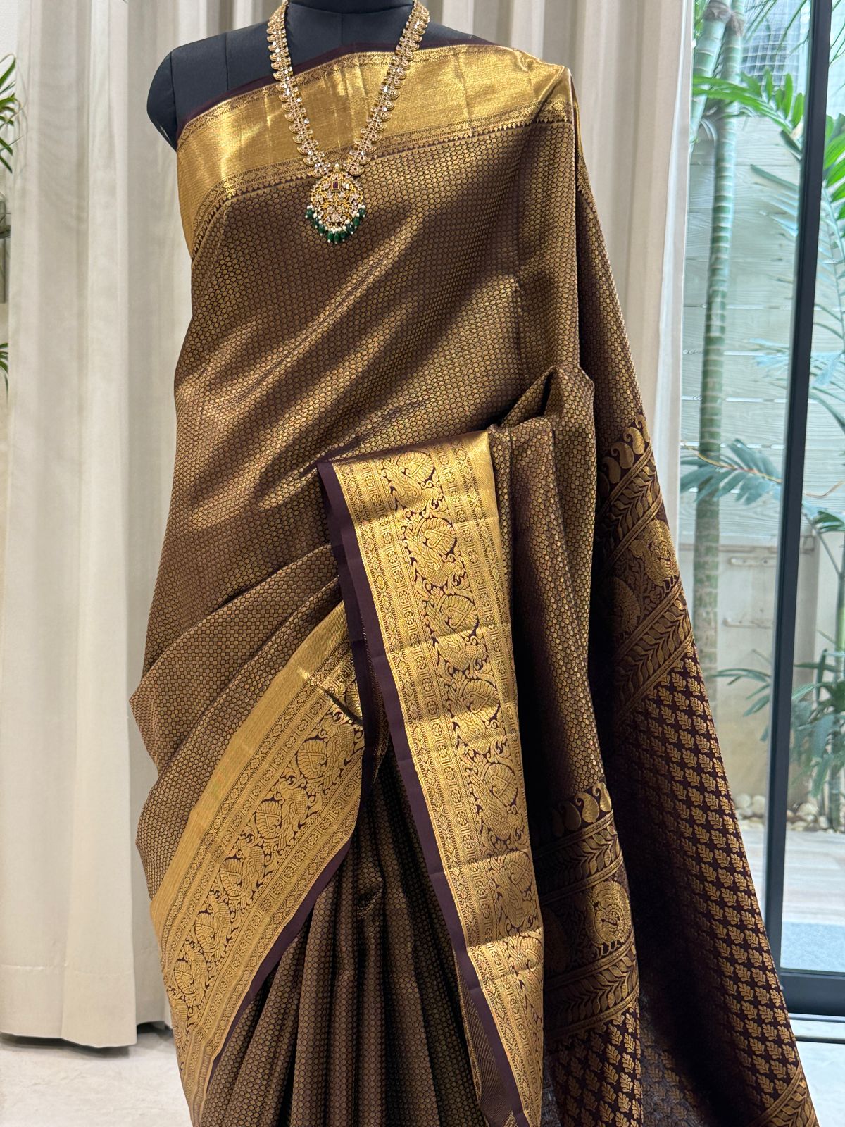 Regal Brown Kanjivaram