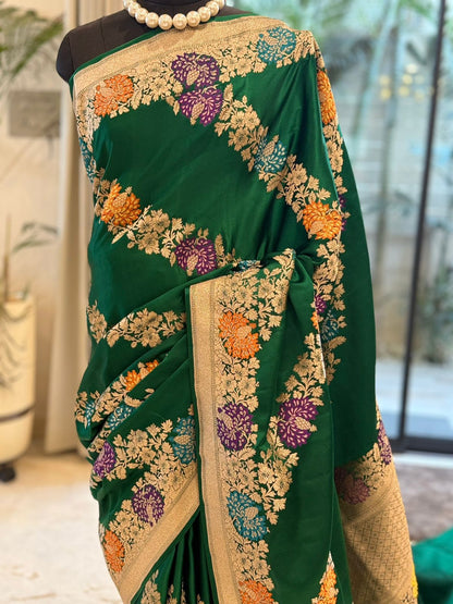 Floral Tanchoi Banarasi