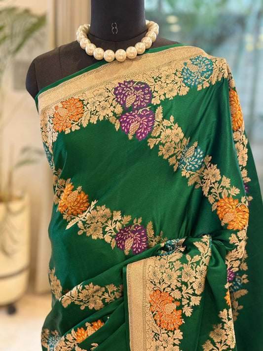 Floral Tanchoi Banarasi