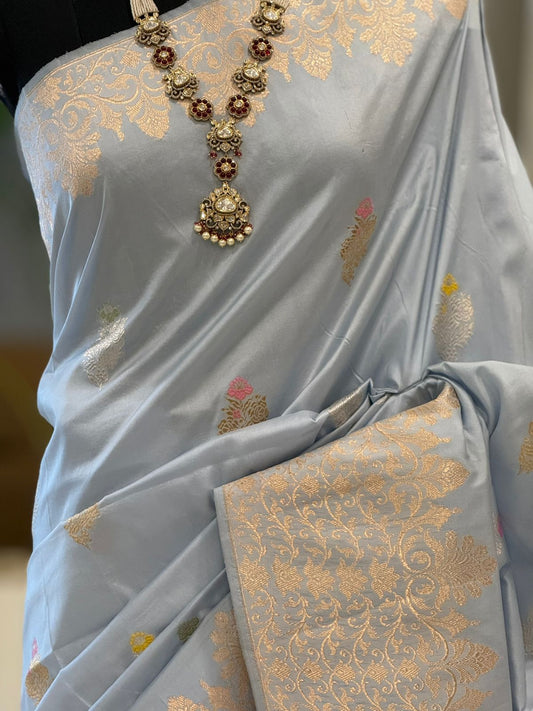 Silver Kadhuwa Banarasi