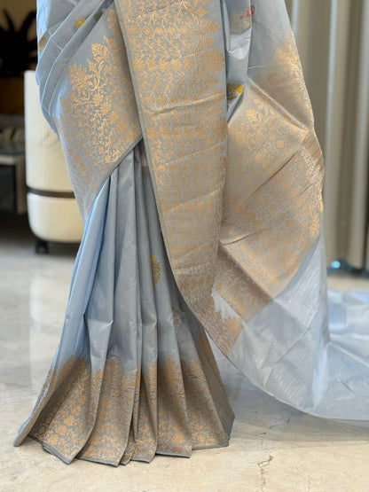 Silver Kadhuwa Banarasi