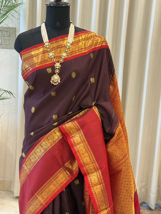Regal Maroon Silk