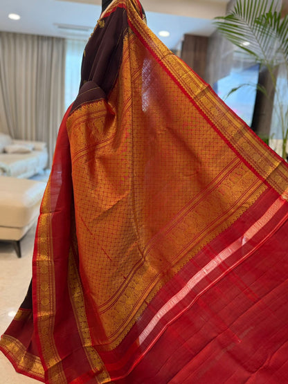 Regal Maroon Silk