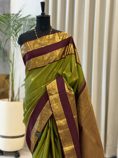 Olive Butta Kanjivaram