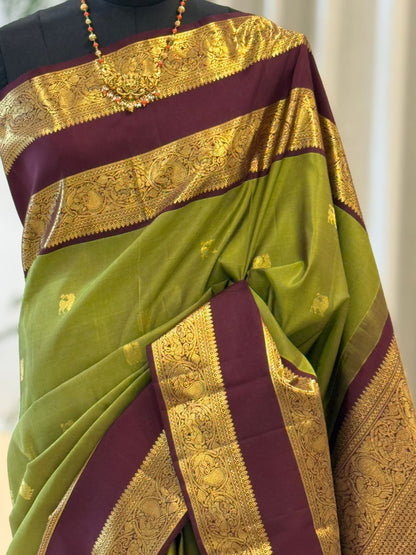 Olive Butta Kanjivaram