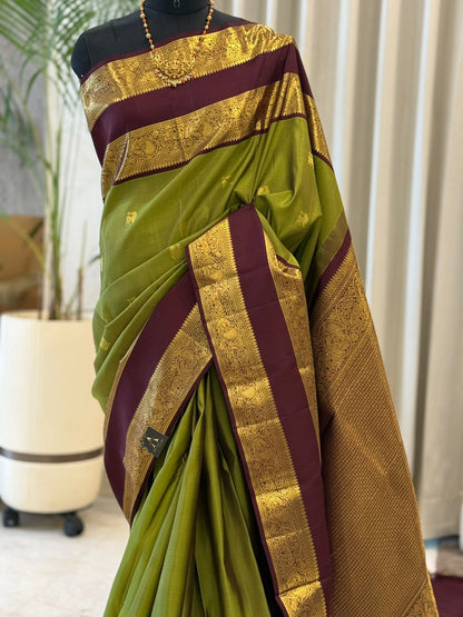 Olive Butta Kanjivaram