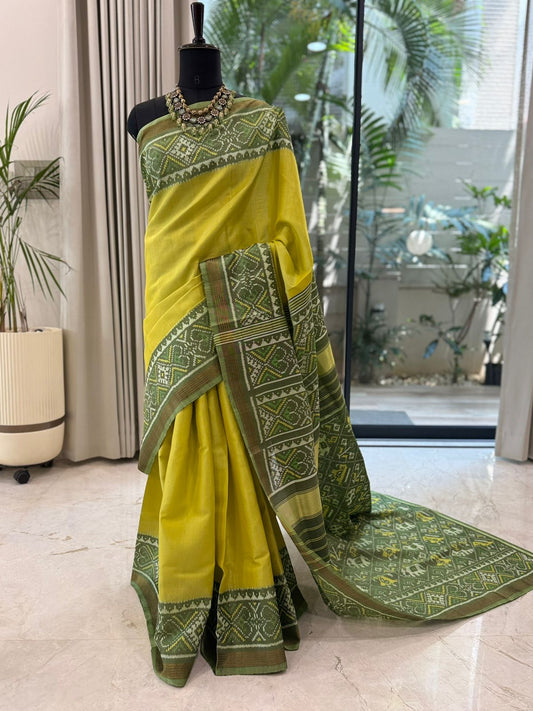 Yellow Green Patola Grace