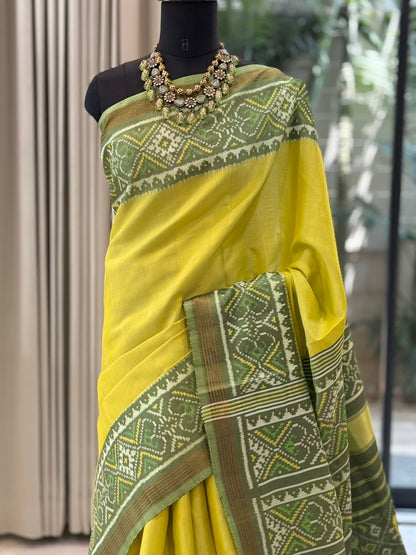 Yellow Green Patola Grace