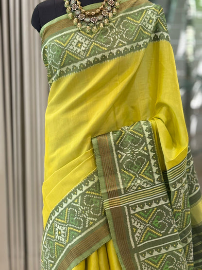 Yellow Green Patola Grace