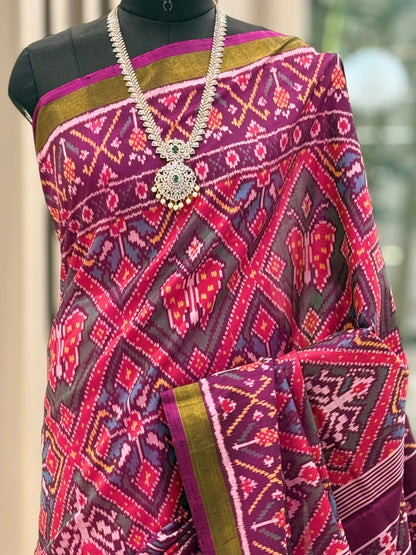 Regal Plum Patola Elegance