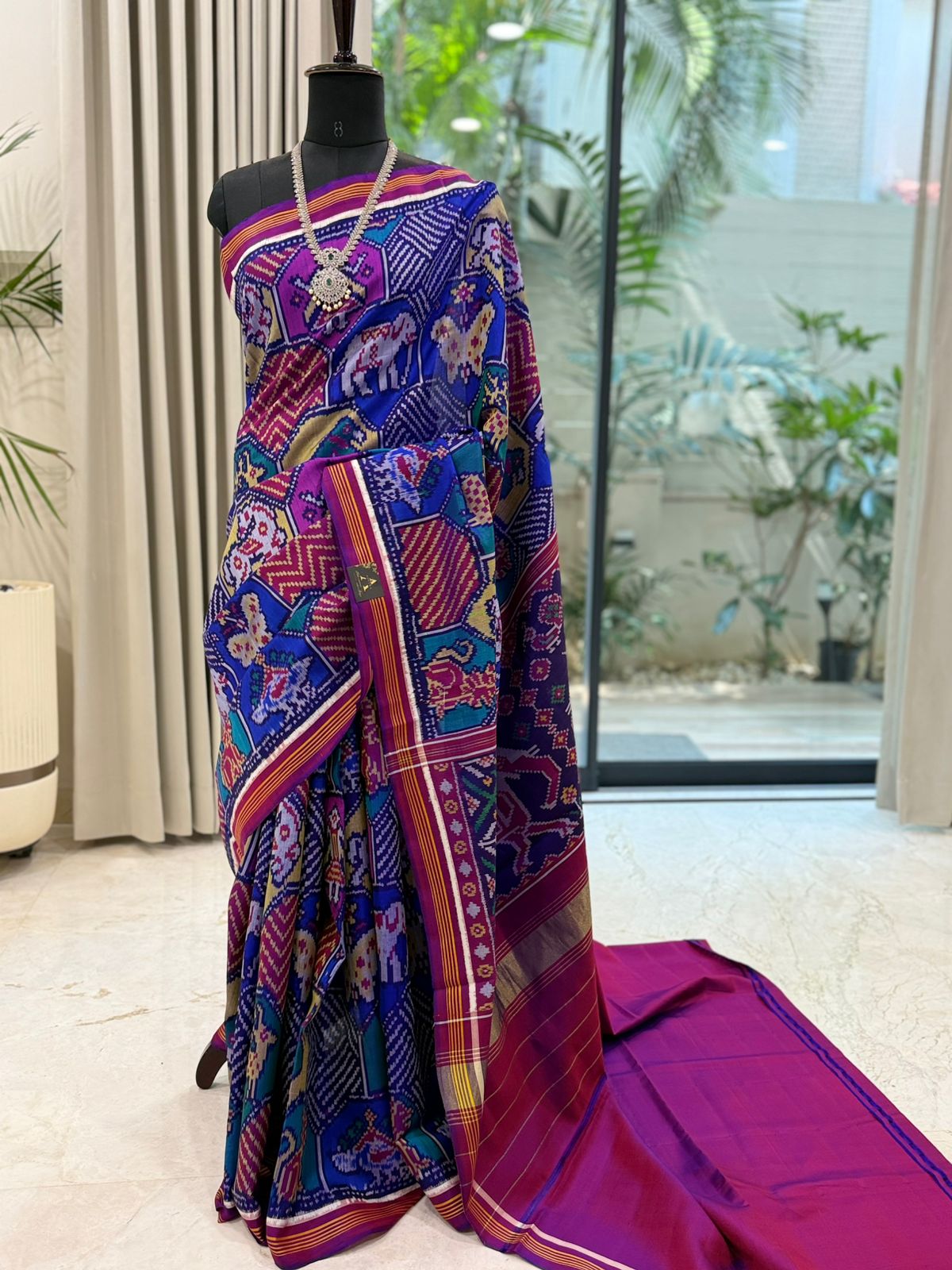 Royal Blue Patola Elegance