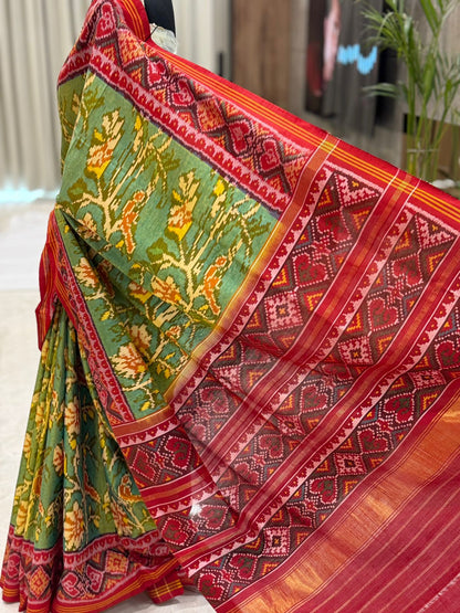 Regal Patola Silk Drape