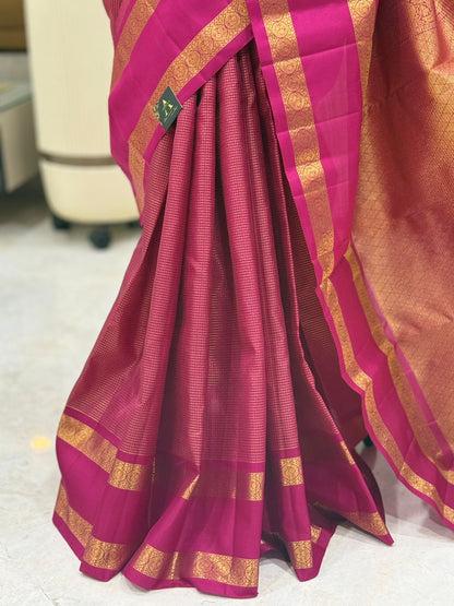 Rani Pink Kanjivaram Saree