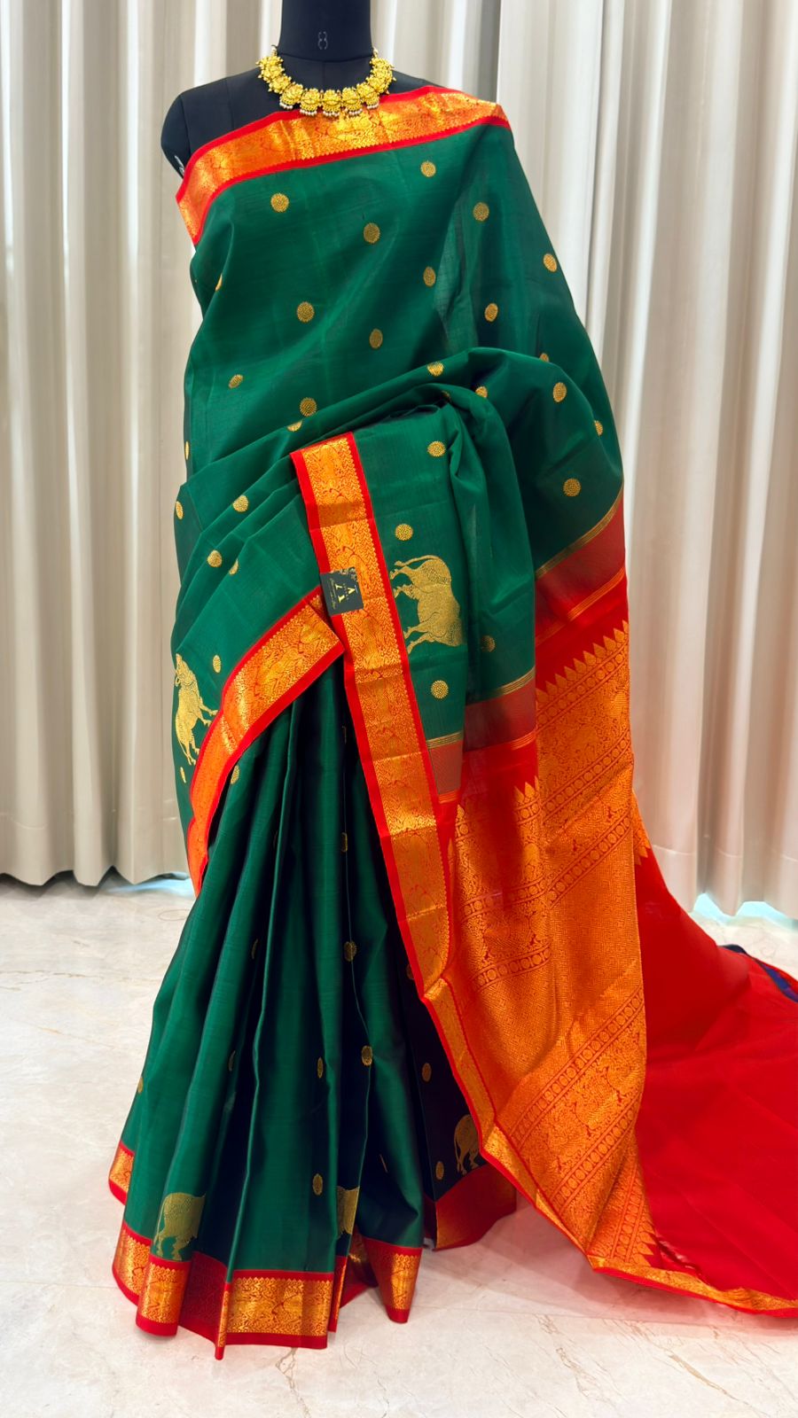 Regal Green Kanjivaram