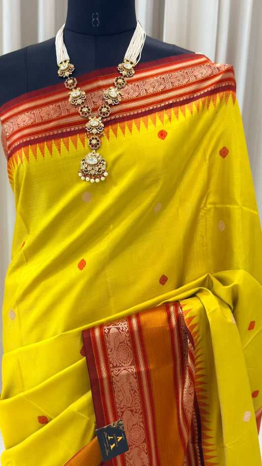 Yellow Thread Kanjivaram