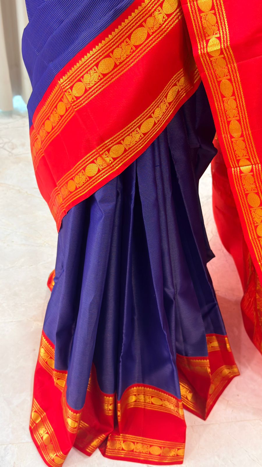 Royal Blue Kanjivaram