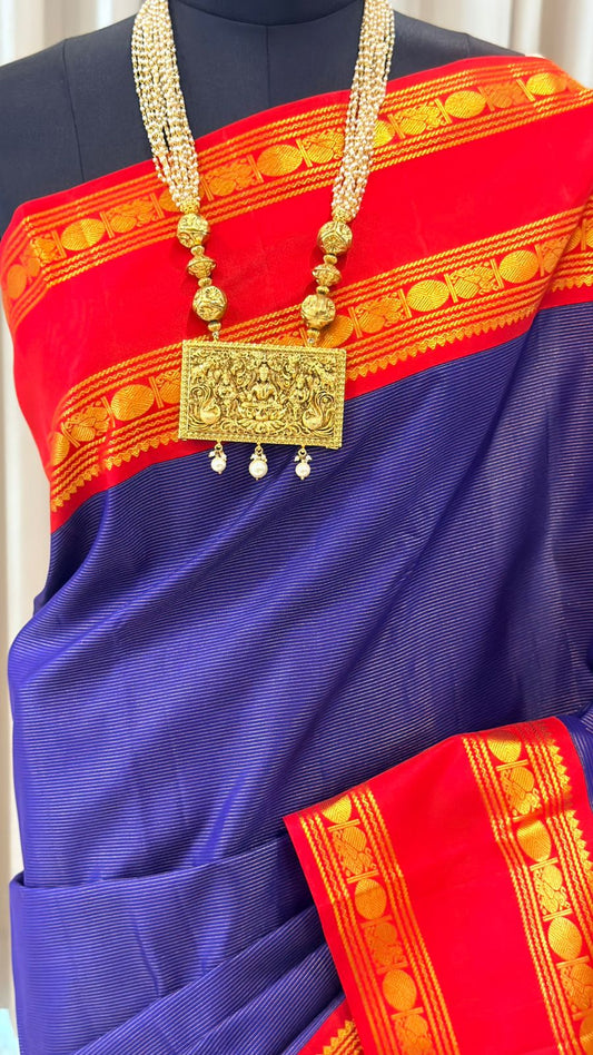 Royal Blue Kanjivaram