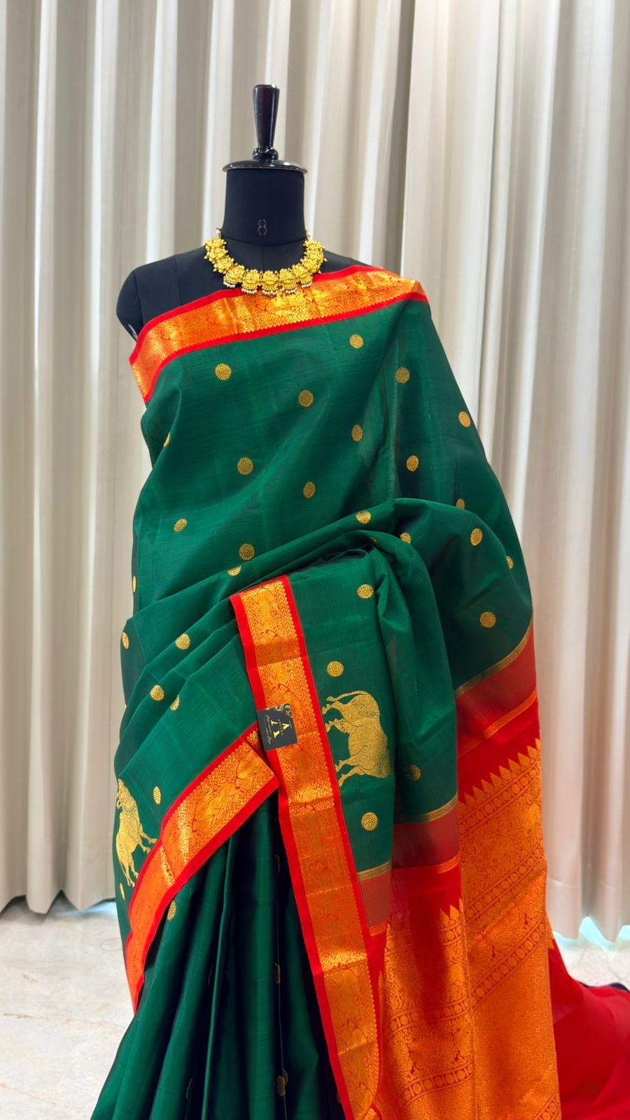 Regal Green Kanjivaram