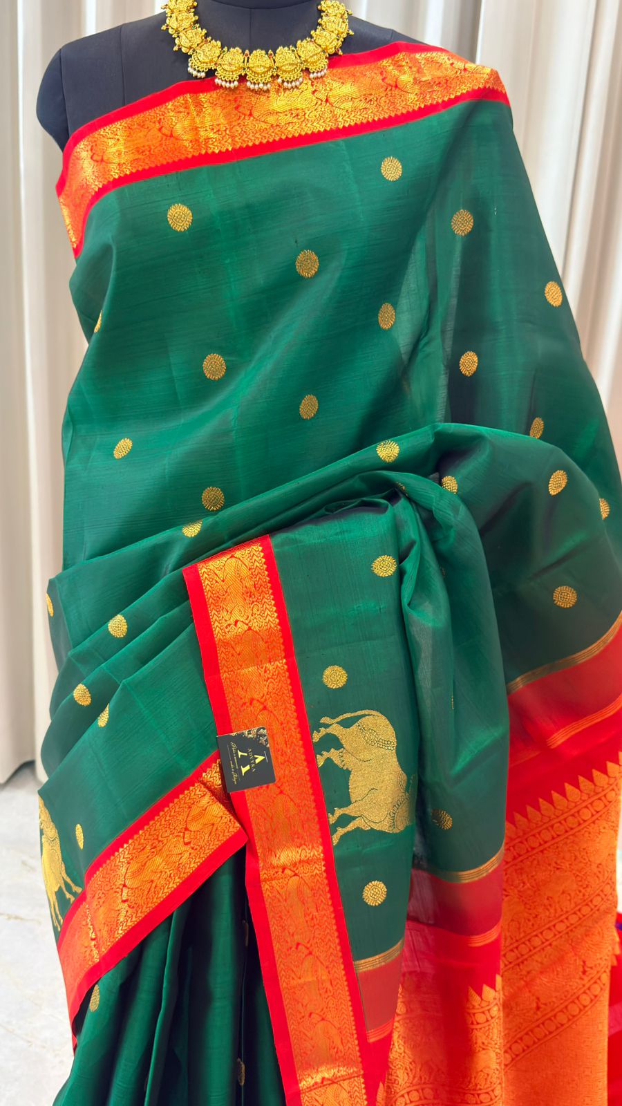 Regal Green Kanjivaram