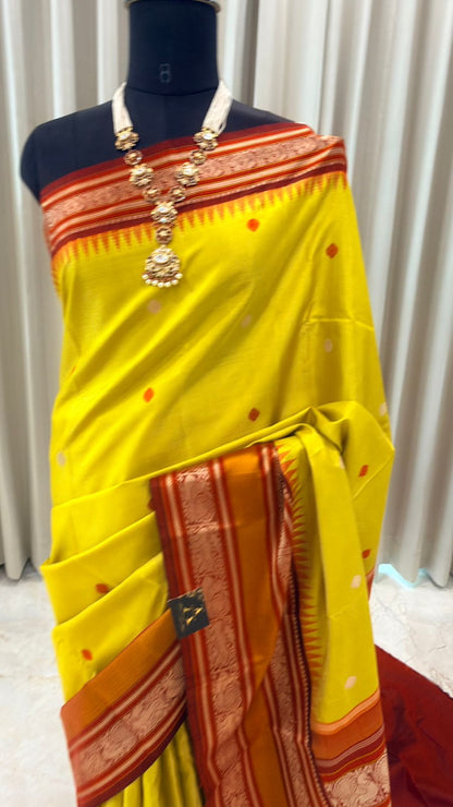 Yellow Thread Kanjivaram