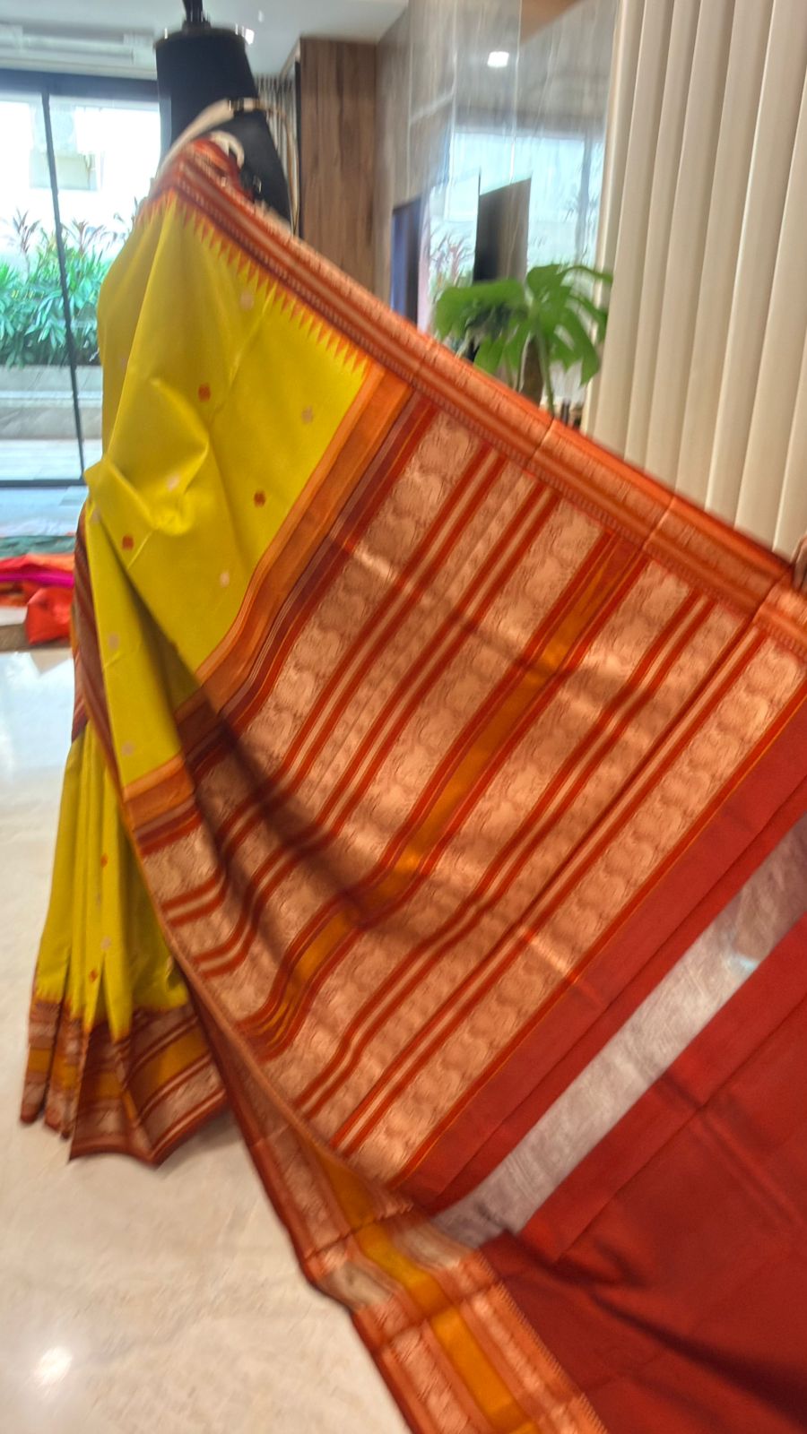 Yellow Thread Kanjivaram