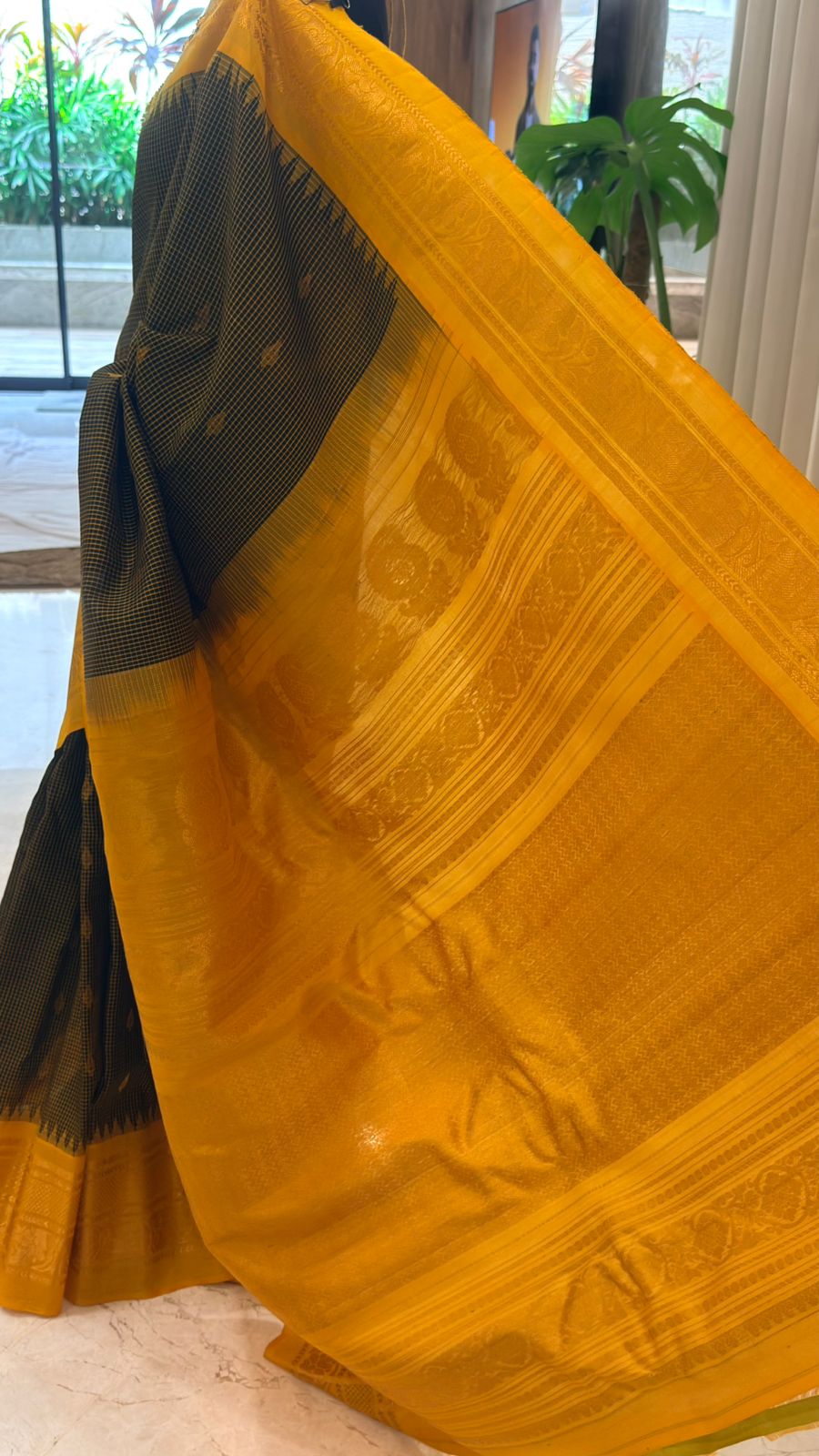 Timeless Coffee Gadwal Saree