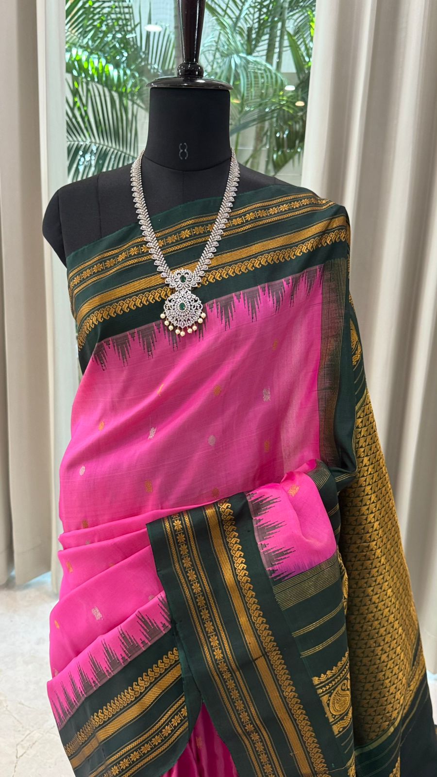 Pink Gadwal Silk