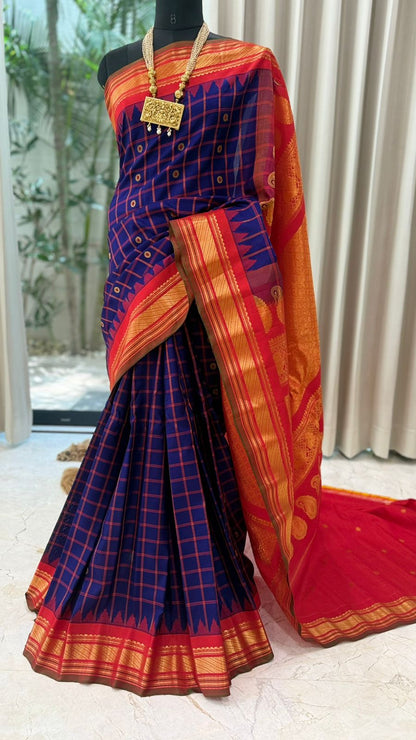 Royal Navy Gadwal Silk