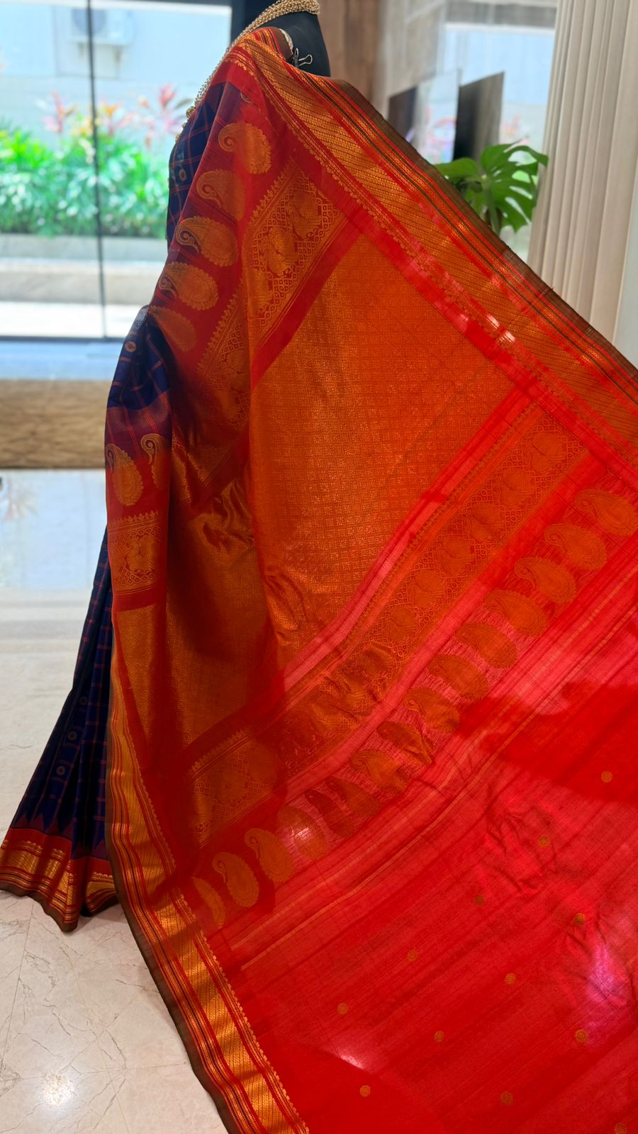 Royal Navy Gadwal Silk