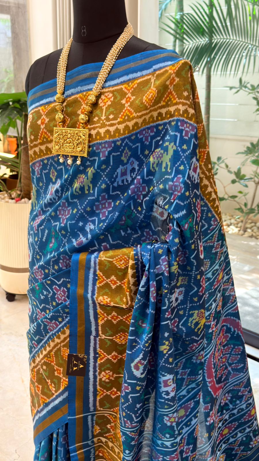 Royal Blue Ikat