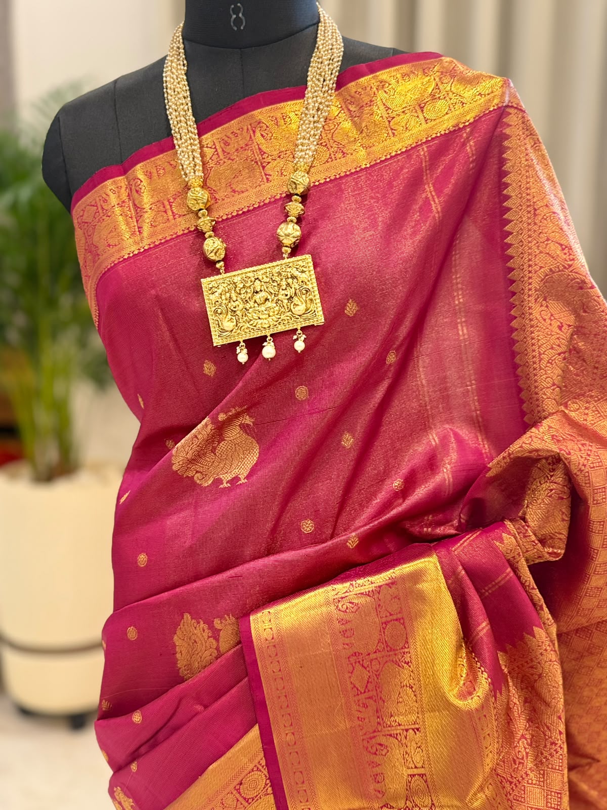 Jewel Magenta Gold Kanjivaram