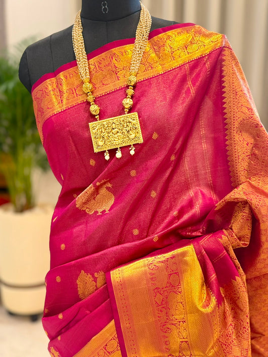 Jewel Magenta Gold Kanjivaram