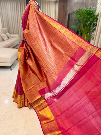 Jewel Magenta Gold Kanjivaram