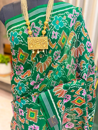 Emerald Green Jewel-Toned Patola