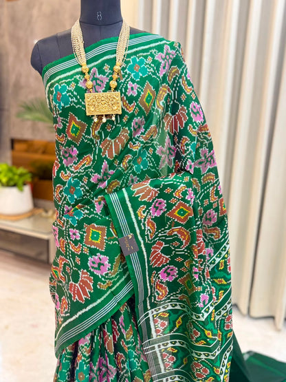 Emerald Green Jewel-Toned Patola