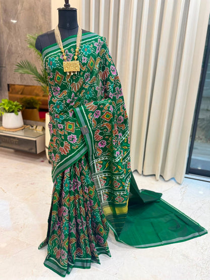 Emerald Green Jewel-Toned Patola