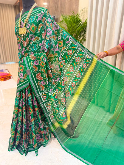 Emerald Green Jewel-Toned Patola