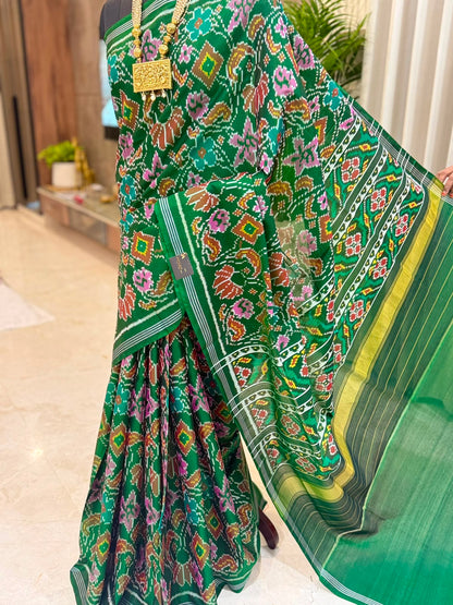 Emerald Green Jewel-Toned Patola