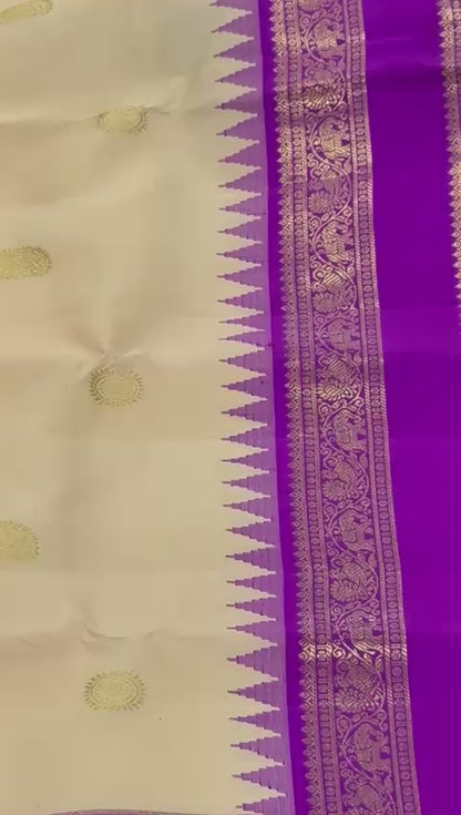 Golden Whisper Ivory Silk Splendor