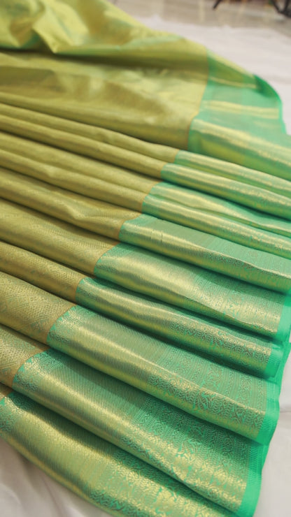 Teal Diagonal Stripe Golden